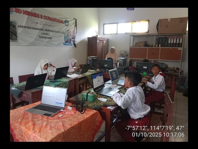 SDN 10 Curahtatal Gelar ANBK Tahun 2025